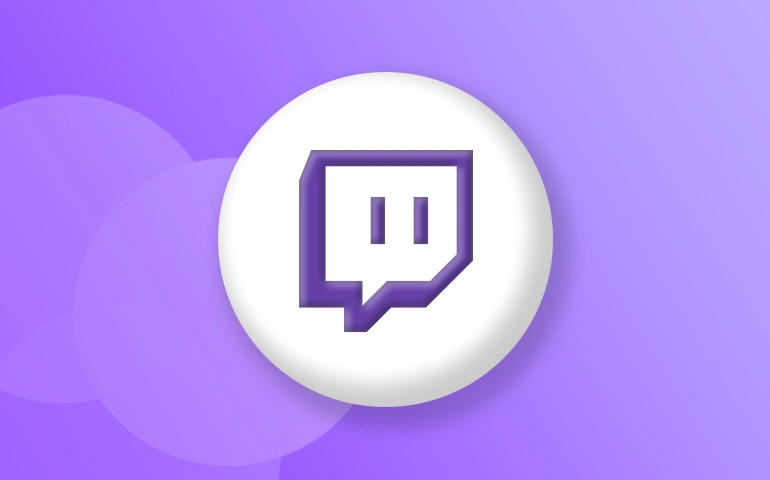 image showing the twitch logo