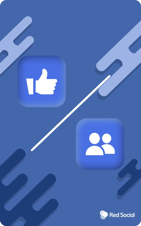 Comparison of thumbs-up icon and followers icon