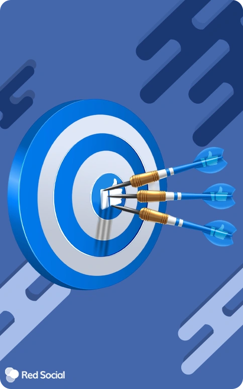 Target with darts hitting the bullseye