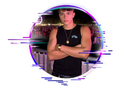 Noah Miguel picture with TikTok border.