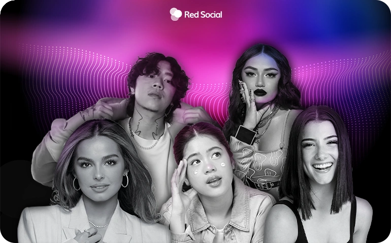 image of tiktok dancers like charlie d'amelio, addison rae, michael le, nina guerrero, and avani gregg