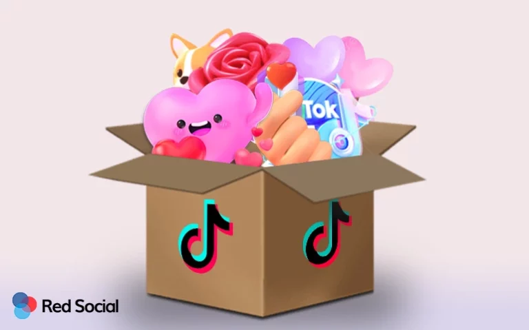 a box holding tiktok live gifts in it