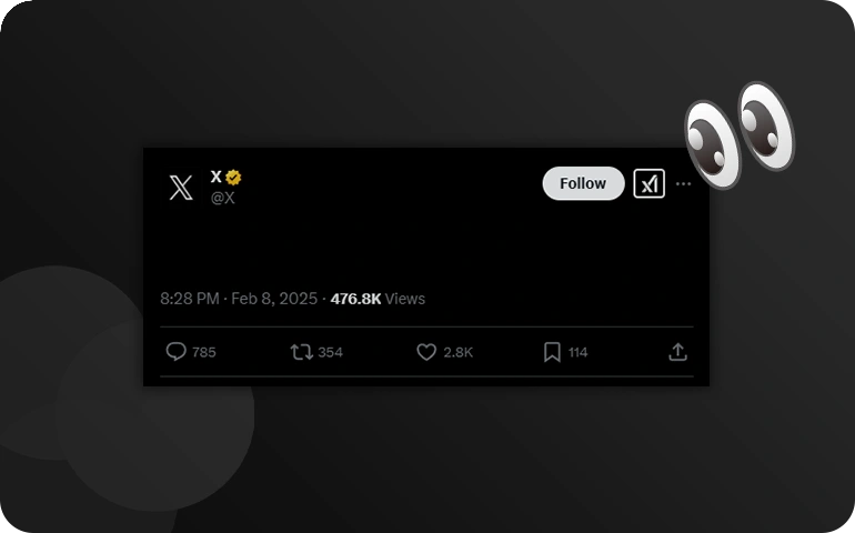 a blank tweet made from x