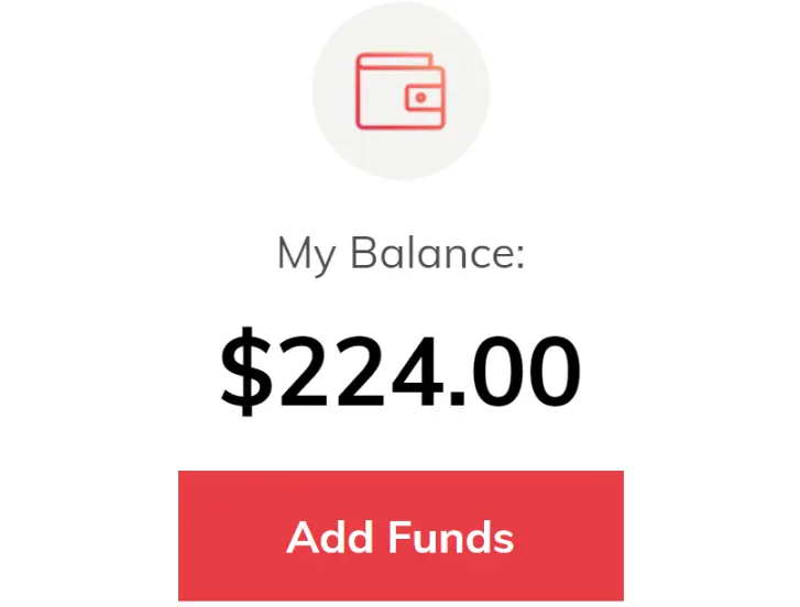 image showing my balance